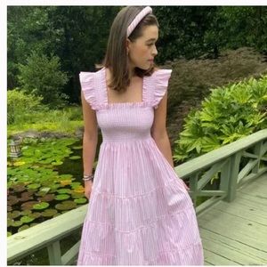 Hill House Bubblegum Pink Stripe Ellie Nap Dress